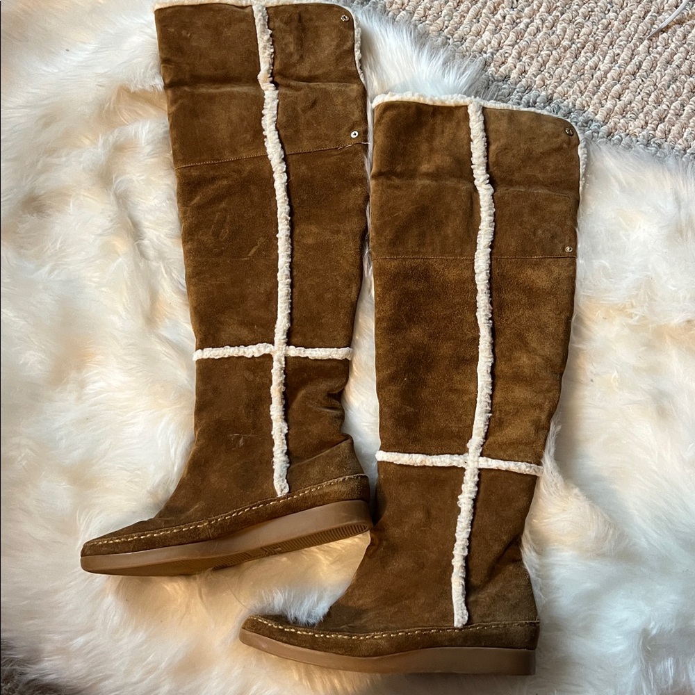 Michael Michael Kors tall suede boots - Picture 1 of 11